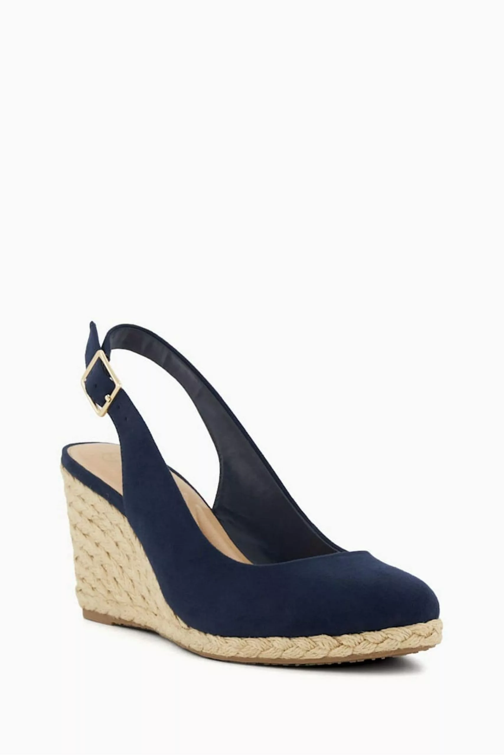 Dune London Blue Cadies Sling Back Espadrilles 4 Dune London Blue Cadies Sling Back Espadrilles - Image 2