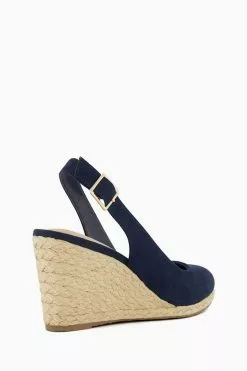 Dune London Blue Cadies Sling Back Espadrilles 8 Dune London Blue Cadies Sling Back Espadrilles -Style Sole Zone N42439s3