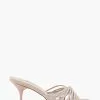 Dune London Marquee Leather Ankle Strap Nude Sandals -Style Sole Zone N42453s