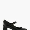 Dune London Alenna Mary Jane Patent Court Black Shoes 2 Dune London Alenna Mary Jane Patent Court Black Shoes -Style Sole Zone N42460s