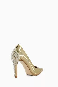 Dune London Gold Audley 30 Years Courts -Style Sole Zone N42461s3
