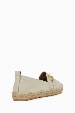 Dune London Guavas Snaffle White Espadrilles -Style Sole Zone N42474s3