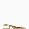 Dune London Pink Hippity Snaffle Trim Slingback Shoes