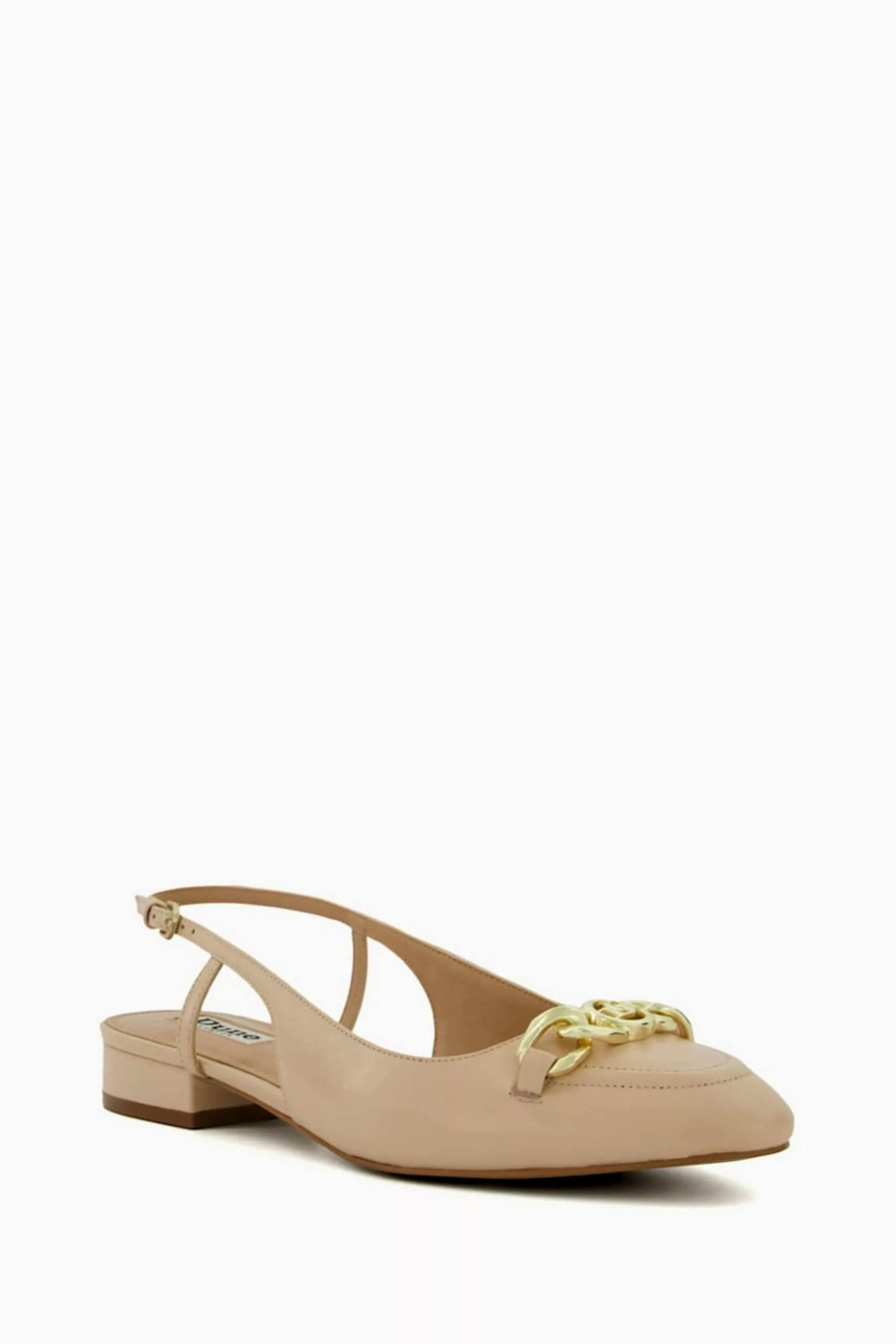 Dune London Pink Hippity Snaffle Trim Slingback Shoes 4 Dune London Pink Hippity Snaffle Trim Slingback Shoes - Image 2