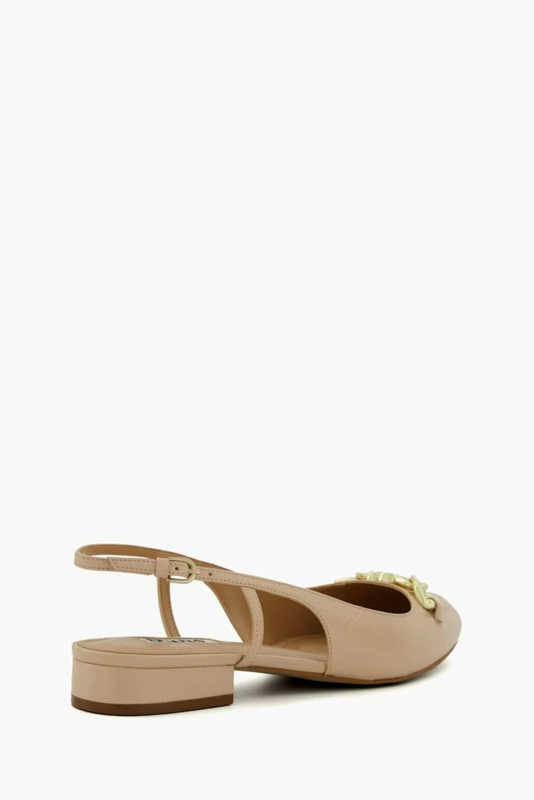 Dune London Pink Hippity Snaffle Trim Slingback Shoes 5 Dune London Pink Hippity Snaffle Trim Slingback Shoes - Image 3