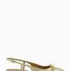 Dune London Gold Hippity Snaffle Trim Slingback Shoes 2 Dune London Gold Hippity Snaffle Trim Slingback Shoes -Style Sole Zone N42484s