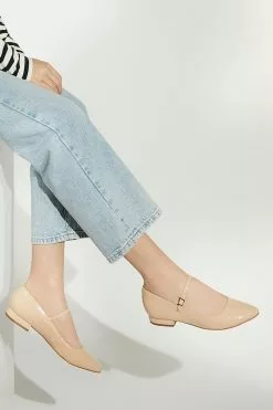 Dune London Pink Hipplie Flat Mary Jane Shoes -Style Sole Zone N42485s5