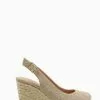 Dune London Natural Cadies Sling Back Espadrilles -Style Sole Zone N42499s