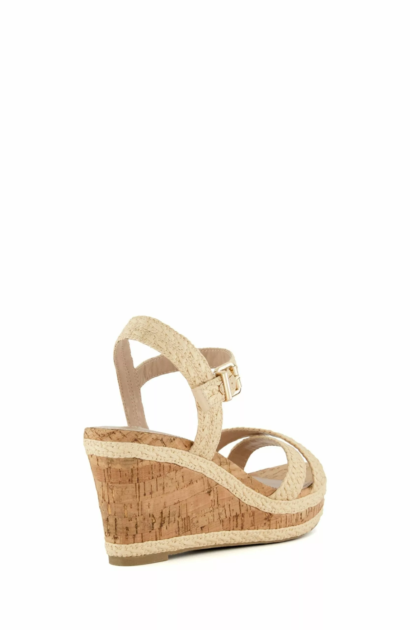 Dune London Wide Fit Kelisa Braided Upper Wedges 5 Dune London Wide Fit Kelisa Braided Upper Wedges - Image 3