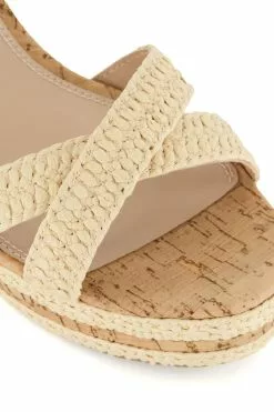 Dune London Wide Fit Kelisa Braided Upper Wedges 11 Dune London Wide Fit Kelisa Braided Upper Wedges -Style Sole Zone T31127s5