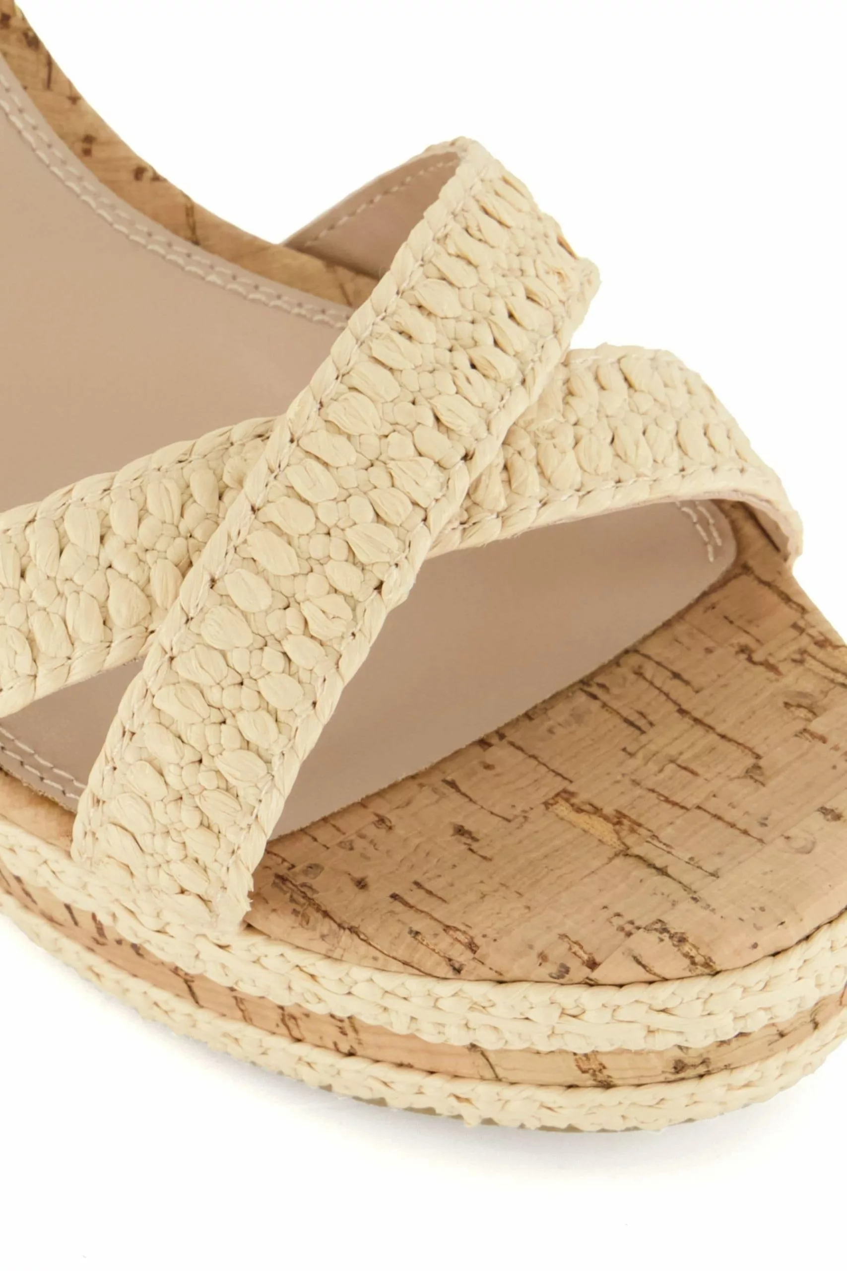 Dune London Wide Fit Kelisa Braided Upper Wedges 7 Dune London Wide Fit Kelisa Braided Upper Wedges - Image 5
