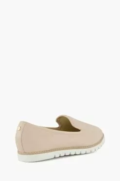 Dune London Cream Galleoni Printed Sport Loafers -Style Sole Zone T33185s3