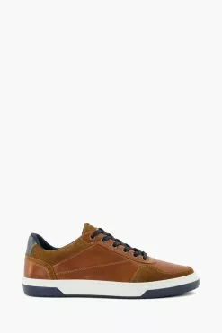 Dune London Thorin Court Brown Sneakers