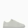 Dune London Wide Fit Everleigh Mix Material Stripe White Trainers 1 Dune London Wide Fit Everleigh Mix Material Stripe White Trainers -Style Sole Zone T59370s