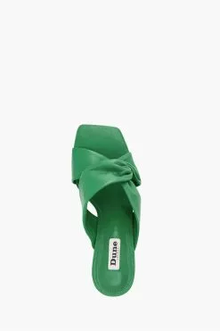 Dune London Green Magnet Twist Knot Mules 9 Dune London Green Magnet Twist Knot Mules -Style Sole Zone T71474s4