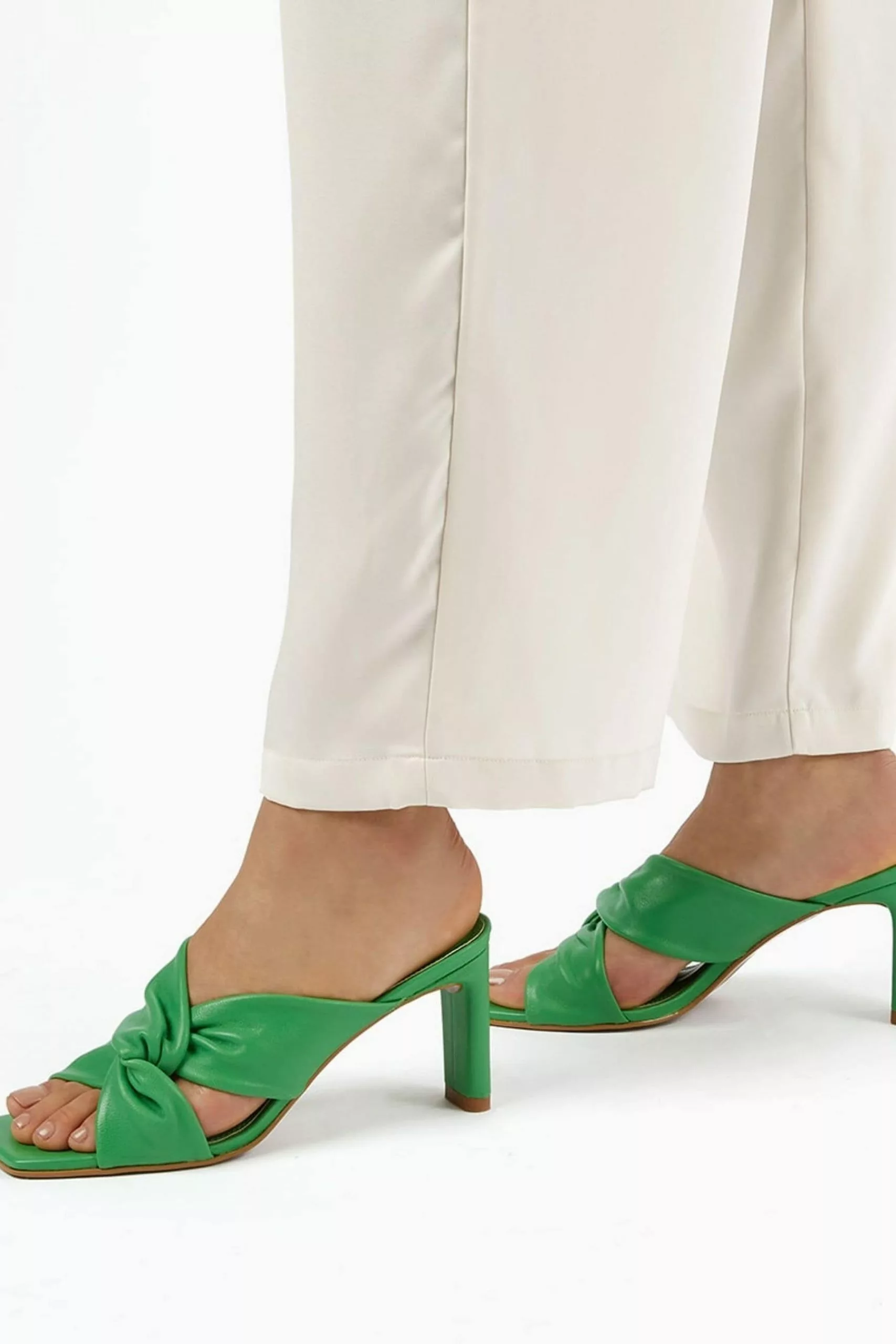 Dune London Green Magnet Twist Knot Mules 6 Dune London Green Magnet Twist Knot Mules - Image 5