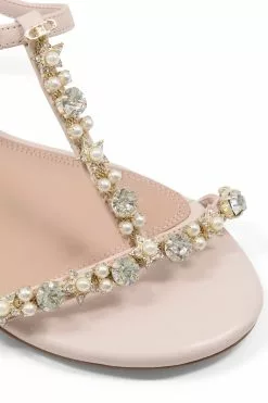 Dune London Natural Nassa Star Embellished Sandals -Style Sole Zone T71475s5