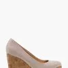 Dune London Annibell Wedge Heel Court Shoes -Style Sole Zone T71892s