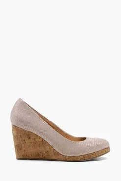 Dune London Annibell Wedge Heel Court Shoes