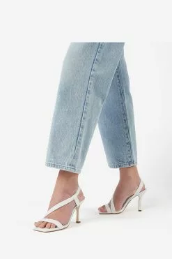 Dune London Marbled Square Toe Heeled Slingback Sandals -Style Sole Zone T80167s4