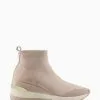 Dune London Womens Natural Wf Engel Sock Boot Wedge Trainers -Style Sole Zone T87519s