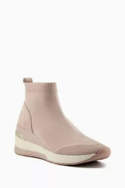 Dune London Womens Natural Wf Engel Sock Boot Wedge Trainers -Style Sole Zone T87519s2