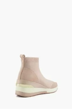 Dune London Womens Natural Wf Engel Sock Boot Wedge Trainers -Style Sole Zone T87519s3
