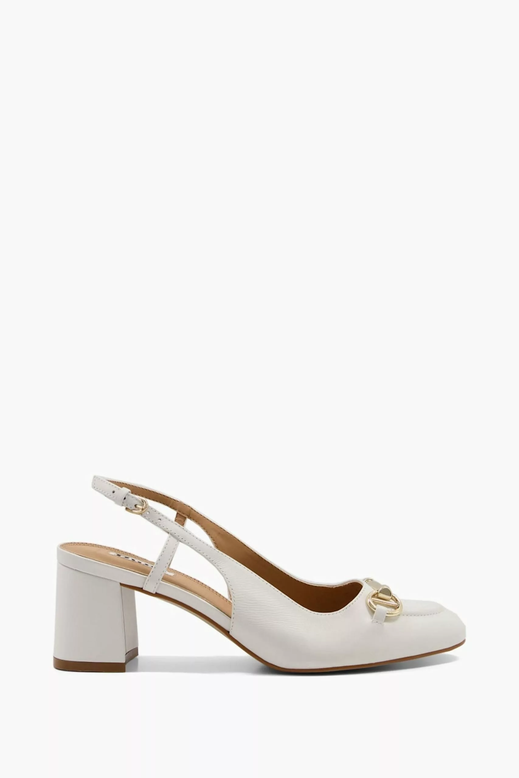 Dune London Womens White Wf Cassie Snaffle Open Court Shoes 3 Dune London Womens White Wf Cassie Snaffle Open Court Shoes