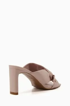 Dune London Natural Magnet Twist Knot Mules -Style Sole Zone T88754s3