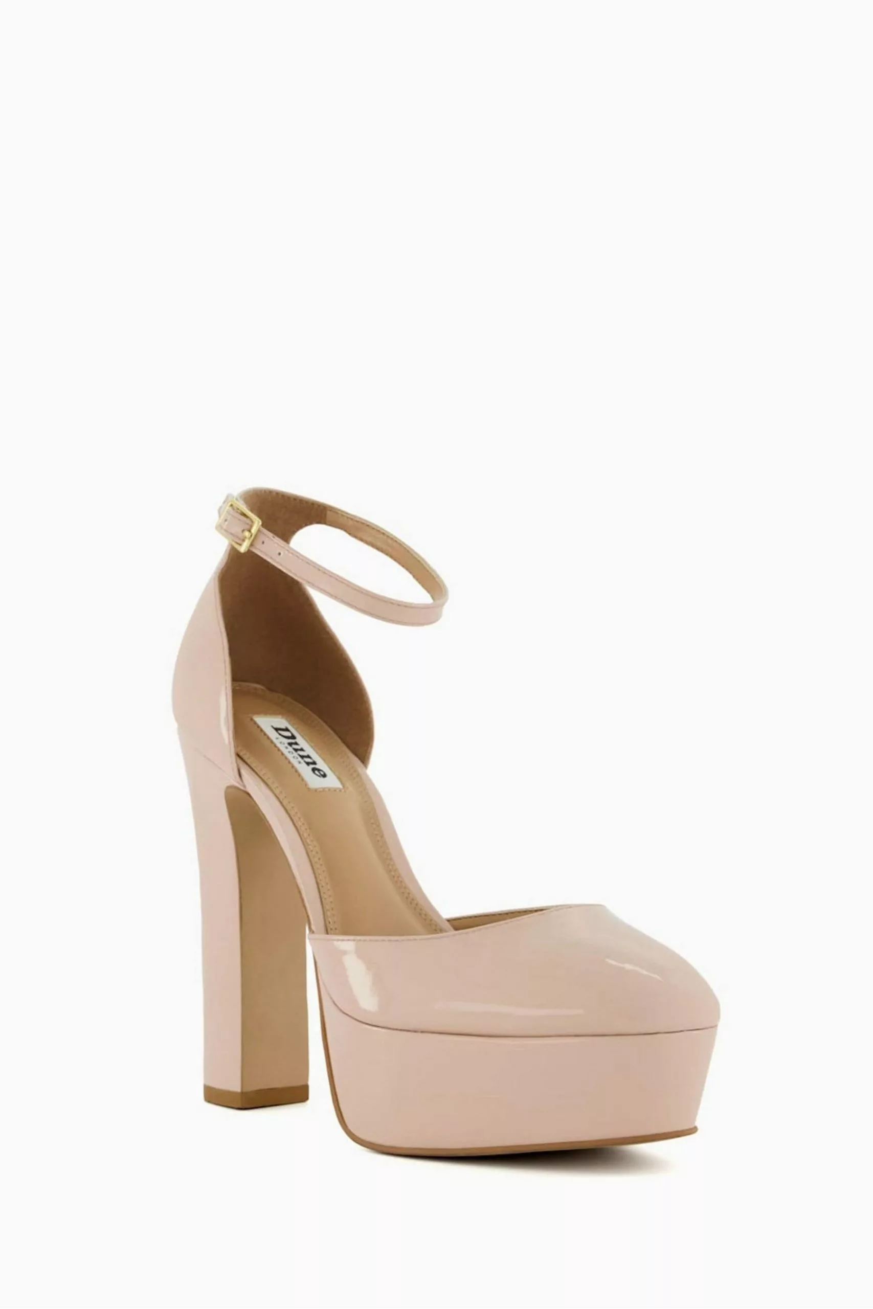 Dune London Nude Contest Platform Open Court Shoes 4 Dune London Nude Contest Platform Open Court Shoes - Image 2