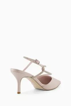 Dune London Clarissa Embellished Twist Open Sandals -Style Sole Zone U24665s5