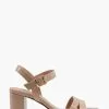 Dune London Merisa 2 Part Block Heel Sandals -Style Sole Zone U24667s