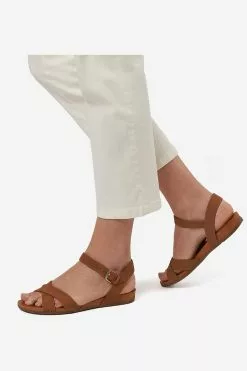 Dune London Landie Cross Strap Comfort Sandals -Style Sole Zone U24678s5