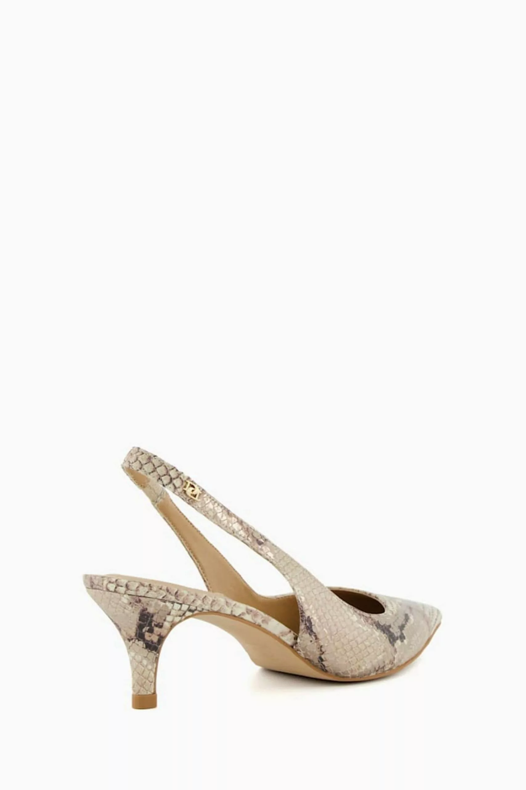 Dune London Animal Capitol Kitten Slingback Shoes 5 Dune London Animal Capitol Kitten Slingback Shoes - Image 3