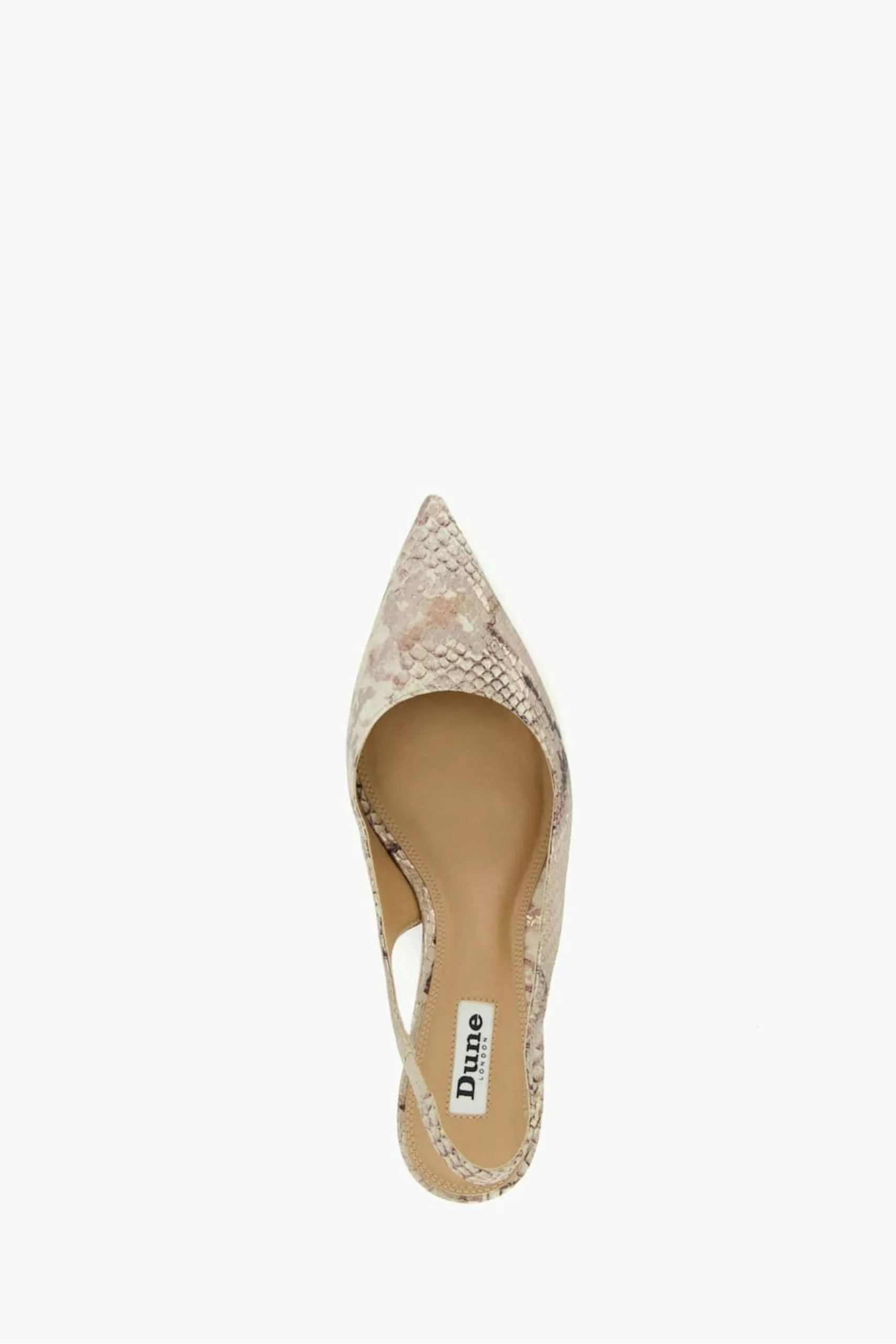 Dune London Animal Capitol Kitten Slingback Shoes 6 Dune London Animal Capitol Kitten Slingback Shoes - Image 4