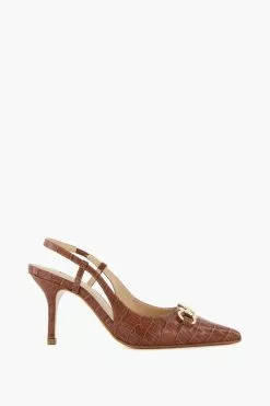 Dune London Click Snaffle Point Slingbacks