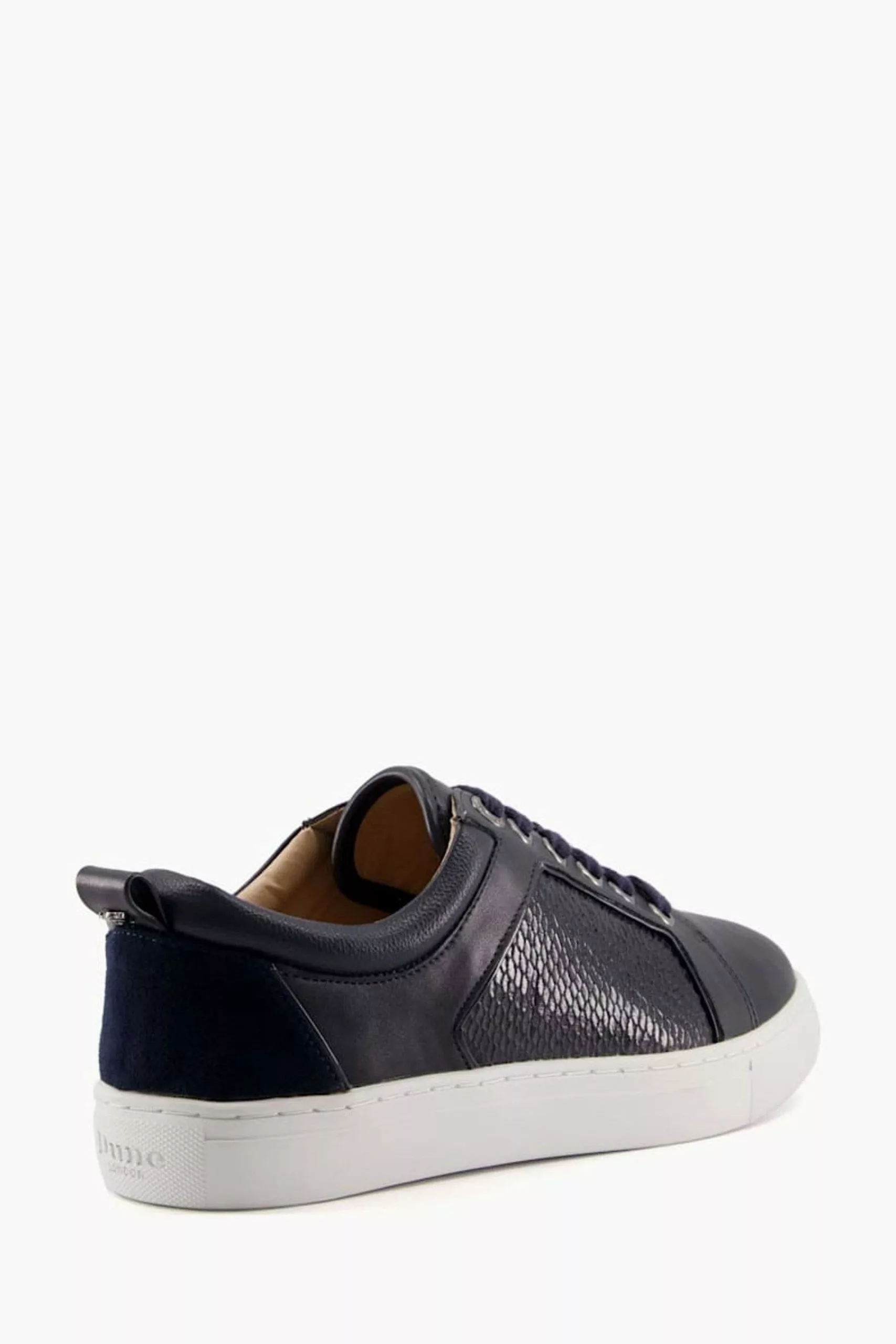 Dune London Estee Blue Wide Fit Mix Material Trainers 5 Dune London Estee Blue Wide Fit Mix Material Trainers - Image 3