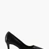 Dune London Andina Unlined Comfort Point Mid Heel Courts -Style Sole Zone U42757s