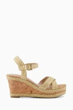 Dune London Natural Kelisa Braided Upper Sandals