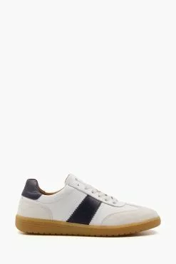Dune London White Tumble Retro Sneakers