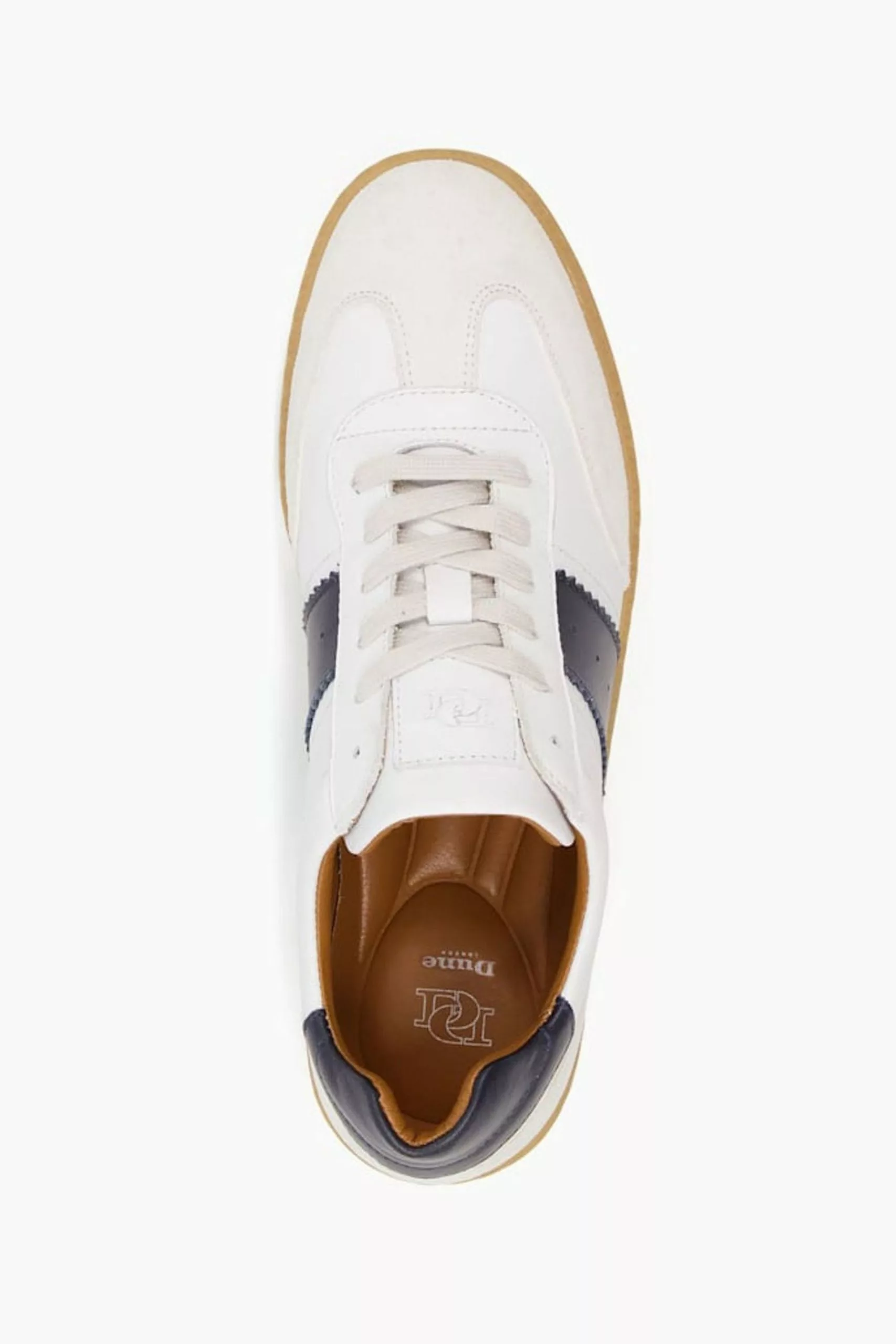Dune London White Tumble Retro Sneakers 6 Dune London White Tumble Retro Sneakers - Image 4
