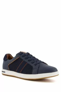 Dune London True Stripe Panel Trainers -Style Sole Zone U56342s3