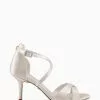 Dune London Maribel Satin Cross Strap Shoes 1 Dune London Maribel Satin Cross Strap Shoes -Style Sole Zone U58133s