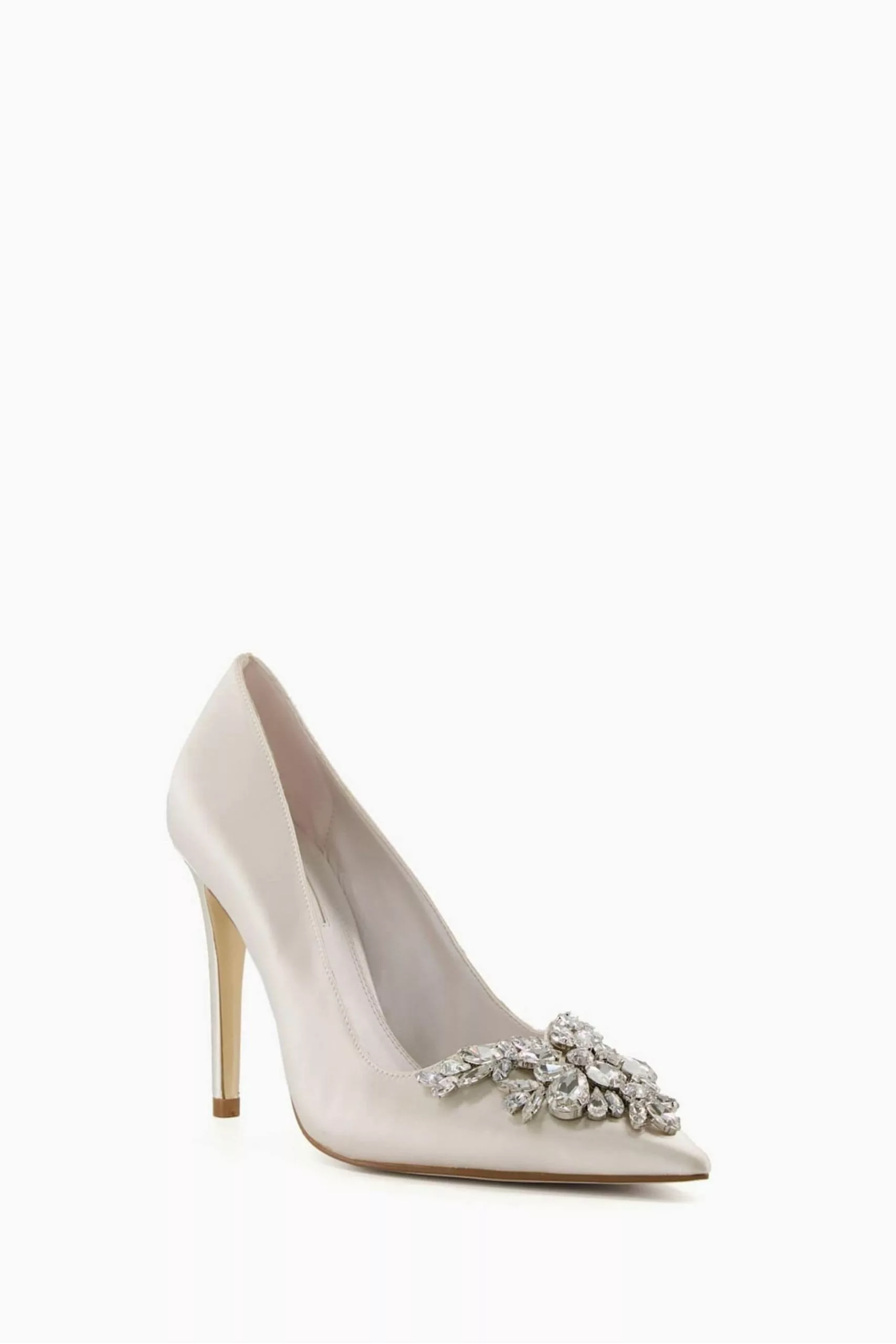 Dune London White Affection Crystal Embellished Shoes 5 Dune London White Affection Crystal Embellished Shoes - Image 3