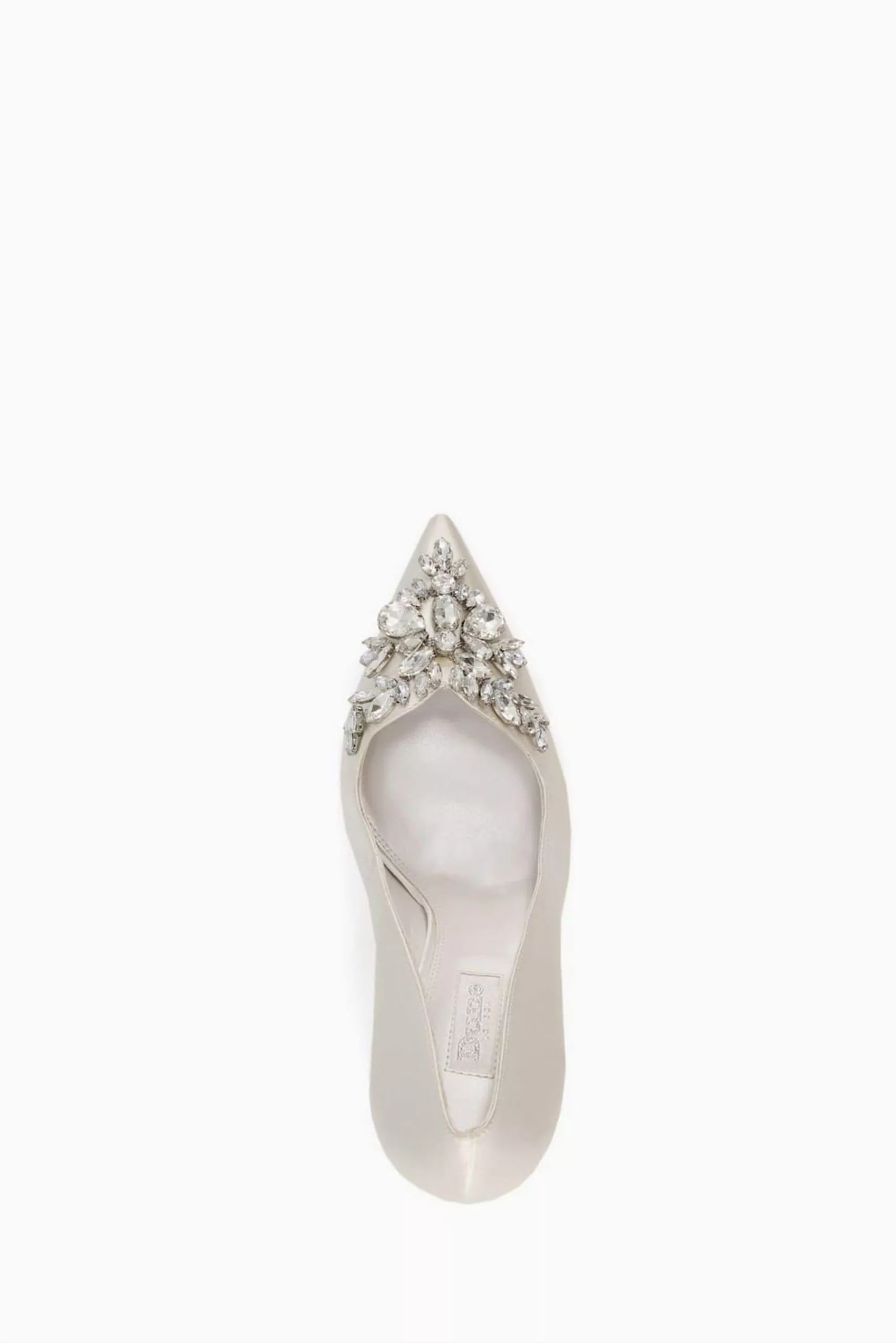 Dune London White Affection Crystal Embellished Shoes 6 Dune London White Affection Crystal Embellished Shoes - Image 4
