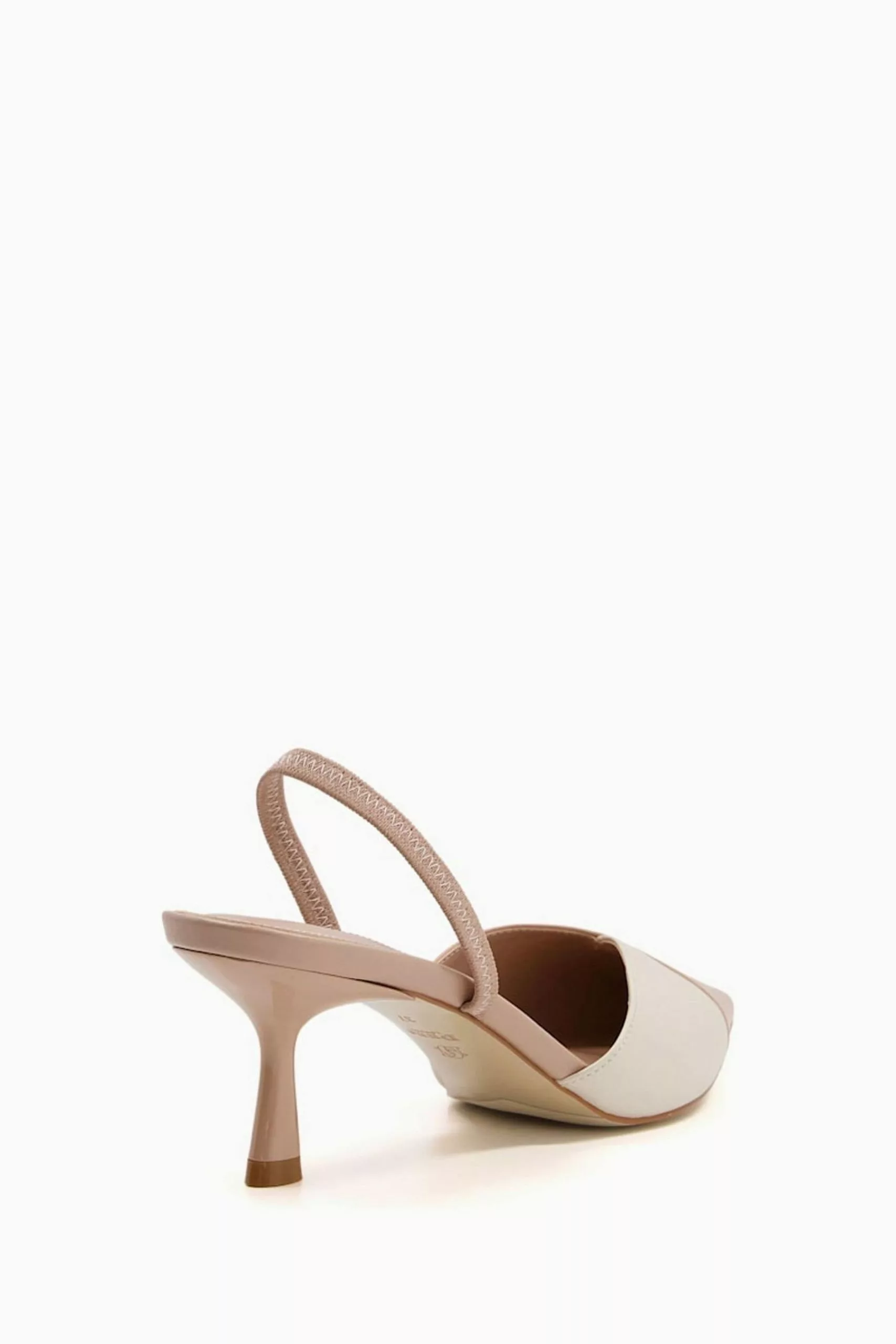 Dune London Pink Cube Colourblock Kitten Sandals 4 Dune London Pink Cube Colourblock Kitten Sandals - Image 2