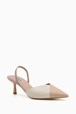 Dune London Pink Cube Colourblock Kitten Sandals 9 Dune London Pink Cube Colourblock Kitten Sandals -Style Sole Zone U58835s3