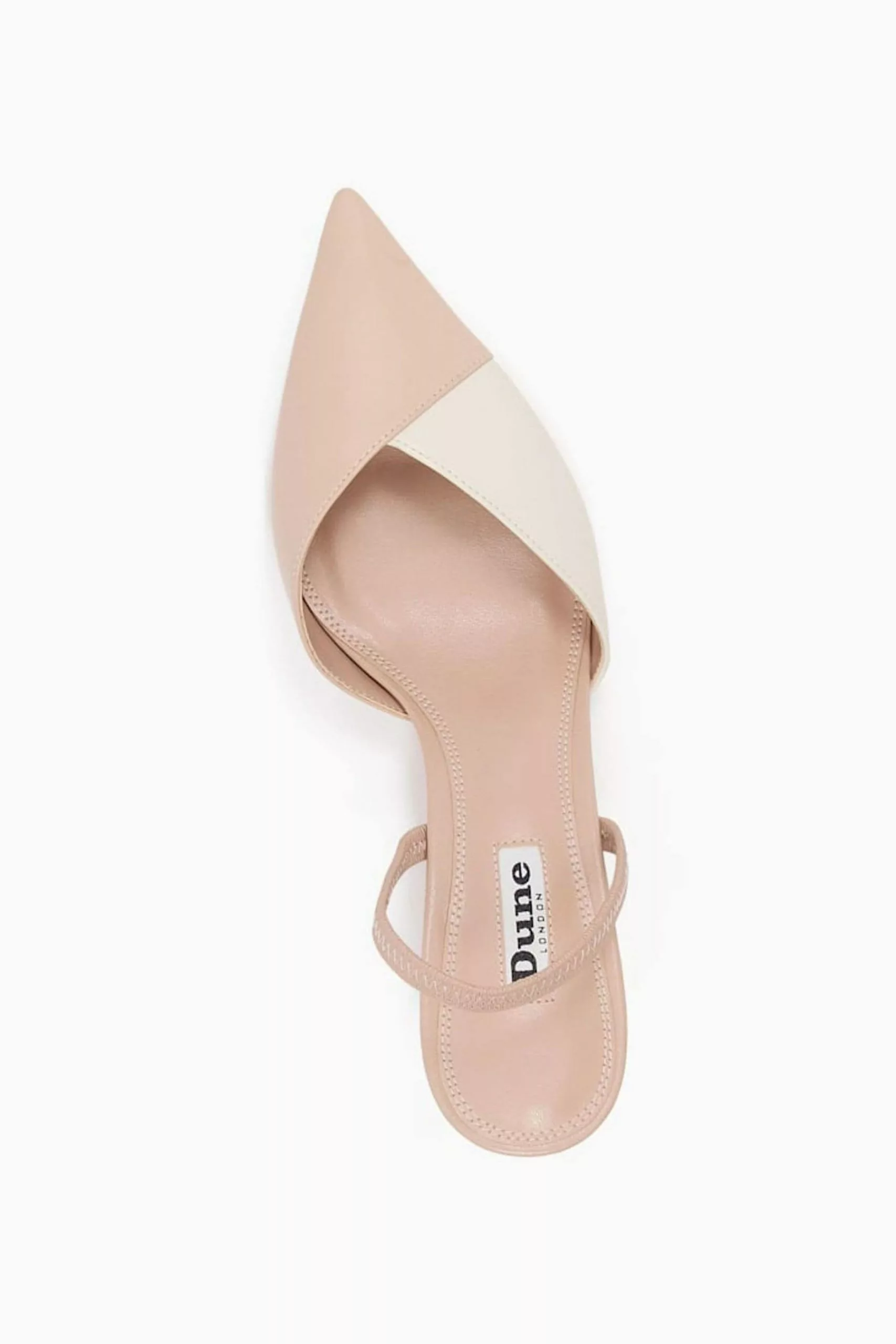 Dune London Pink Cube Colourblock Kitten Sandals 6 Dune London Pink Cube Colourblock Kitten Sandals - Image 4