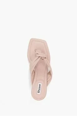 Dune London Natural Mykonos Padded Loop Toe Sandals -Style Sole Zone U66075s4