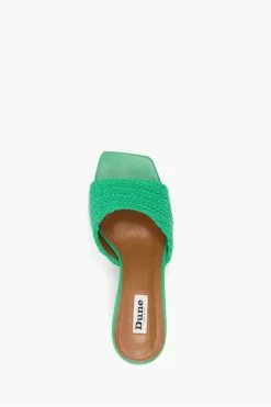 Dune London Green March Set Back Heel Mules 10 Dune London Green March Set Back Heel Mules -Style Sole Zone U66076s4